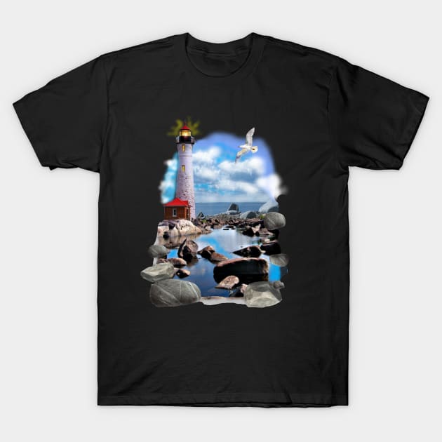 Lighthouse light T-Shirt by VeryOK